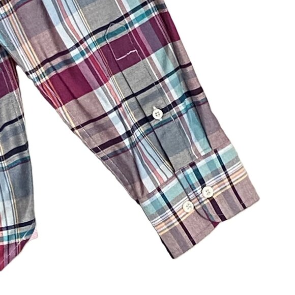 Tommy Bahama Lazlo Cheers Check Button Up Shirt Mens Large Festival Plaid - Picture 5 of 9